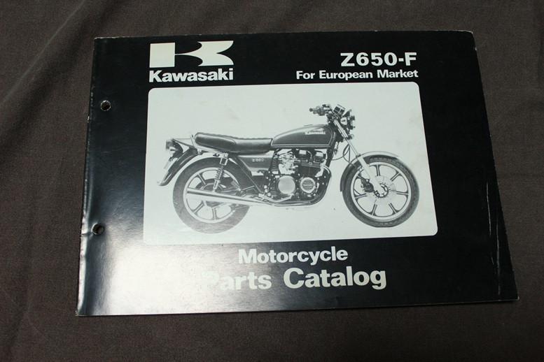 Kawasaki Z650F 1981 parts catalog Z650 F2 F3, Motoren, Handleidingen en Instructieboekjes, Ophalen of Verzenden, Kawasaki