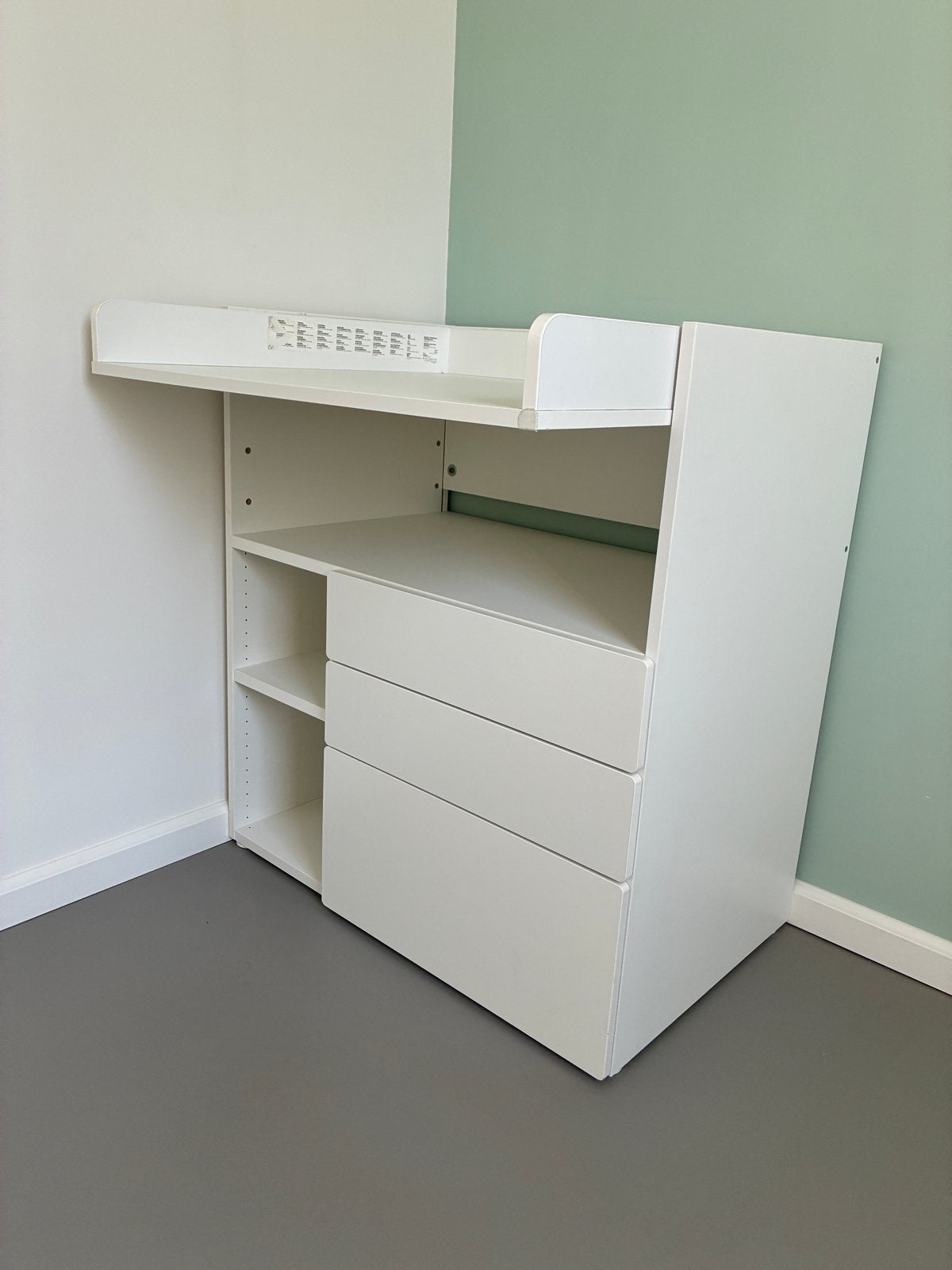 Commode IKEA SMÅSTAD Wit, Kinderen en Baby's, Kinderkamer | Commodes en Kasten, Commode, 90 tot 105 cm, 75 tot 100 cm, 70 cm of meer