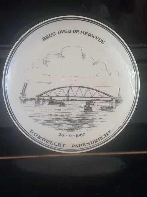 Bordje brug Merwede Dordrecht Papendrecht 1967, Ophalen