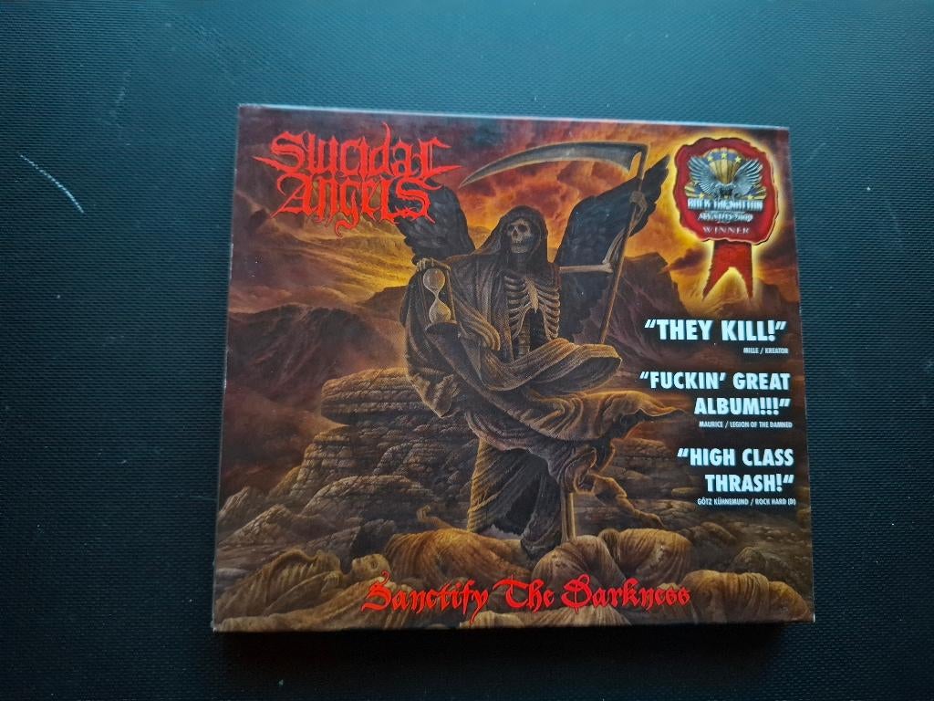 Cd Suicidal Angels – Sanctify The Darkness. (2009), Ophalen of Verzenden, Zo goed als nieuw