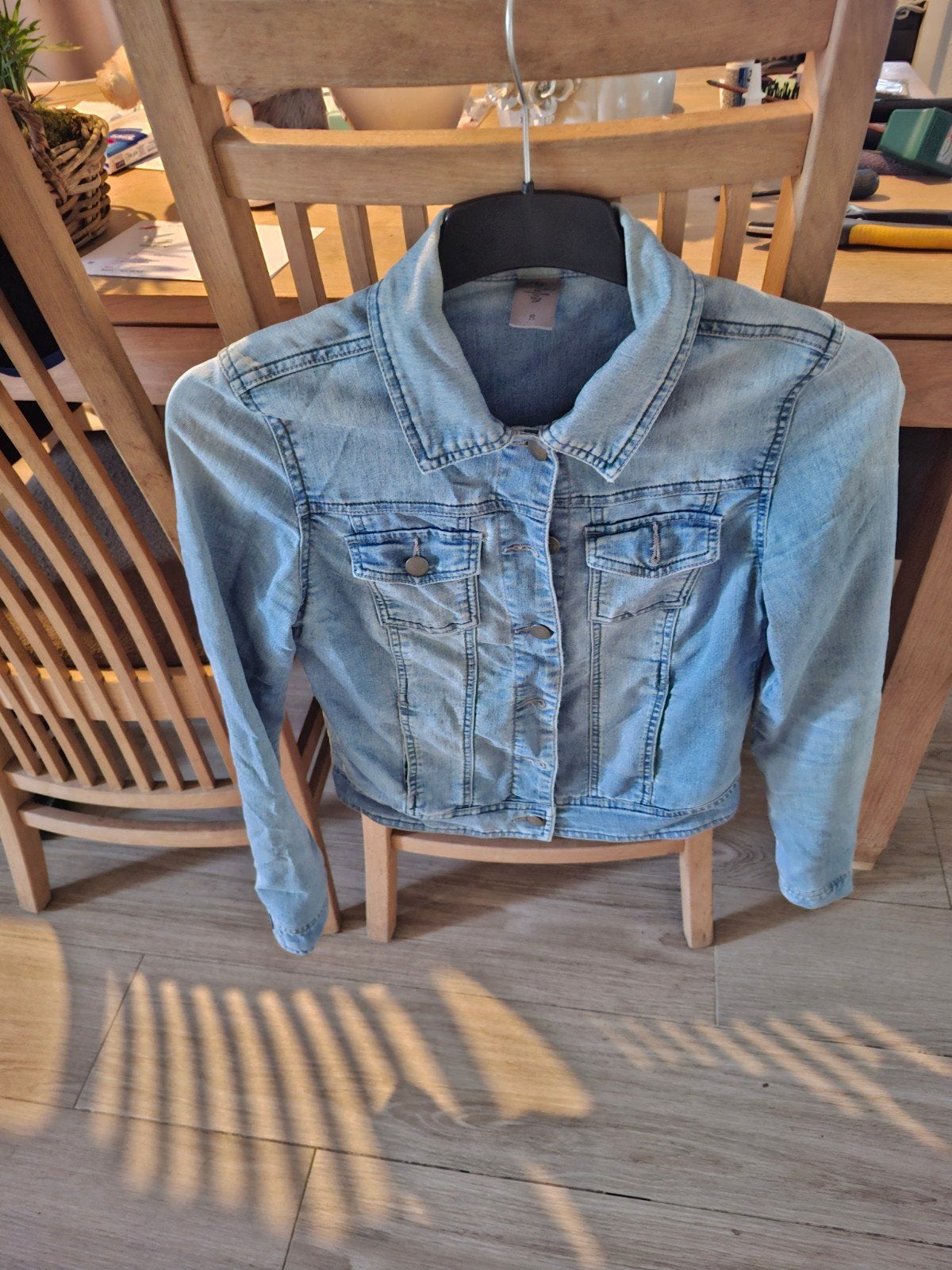 Dun spijkerjasje van Vero Moda, maat S, Blauw, Vero Moda, Ophalen of Verzenden, Zo goed als nieuw