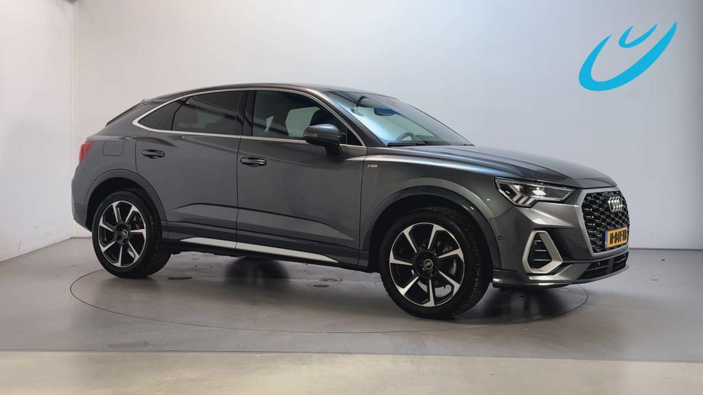 Audi Q3 Sportback 35 TFSI S Edition S-Line LED Leder-Stof Na, Auto's, Audi, 4 cilinders, 1505 kg, Leder en Stof, Origineel Nederlands