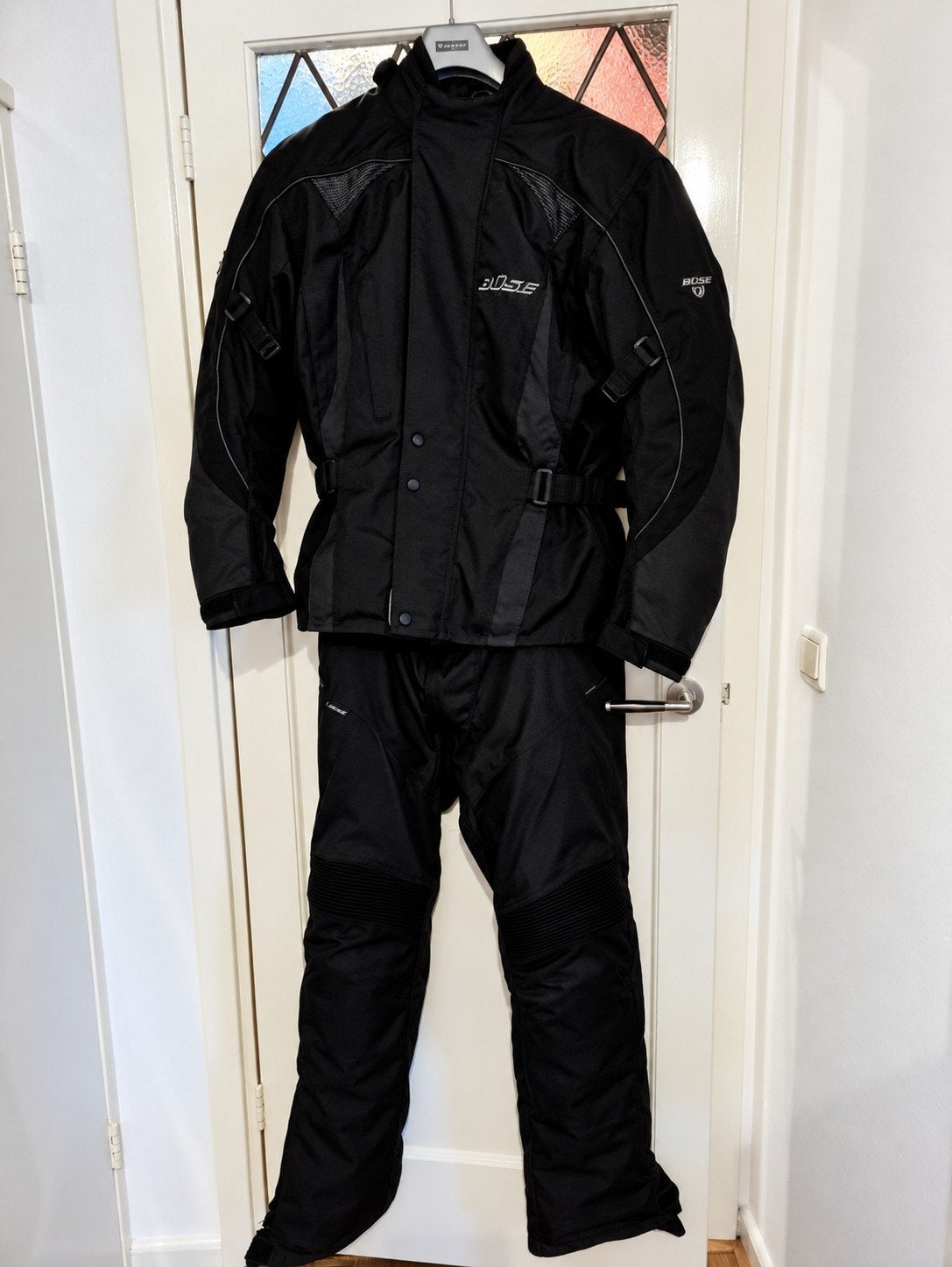 BÜSE MOTORPAK,JAS EN BROEK MT 52 NIEUWE HANDSCHOENEN+BRETELS, Ophalen, Büse, Tweedehands, Heren