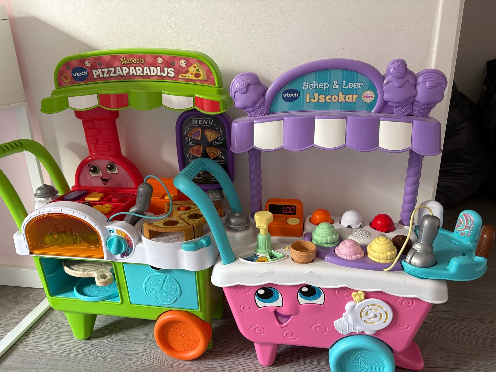 VTech Pizzaparadijs & IJscokar, Ophalen, Gebruikt, Jongen of Meisje