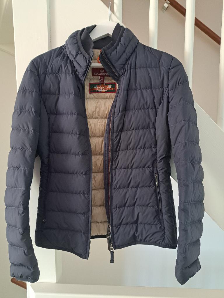 Parajumpers dames jas blauw, Ophalen of Verzenden, Zo goed als nieuw, Maat 38/40 (M), Blauw