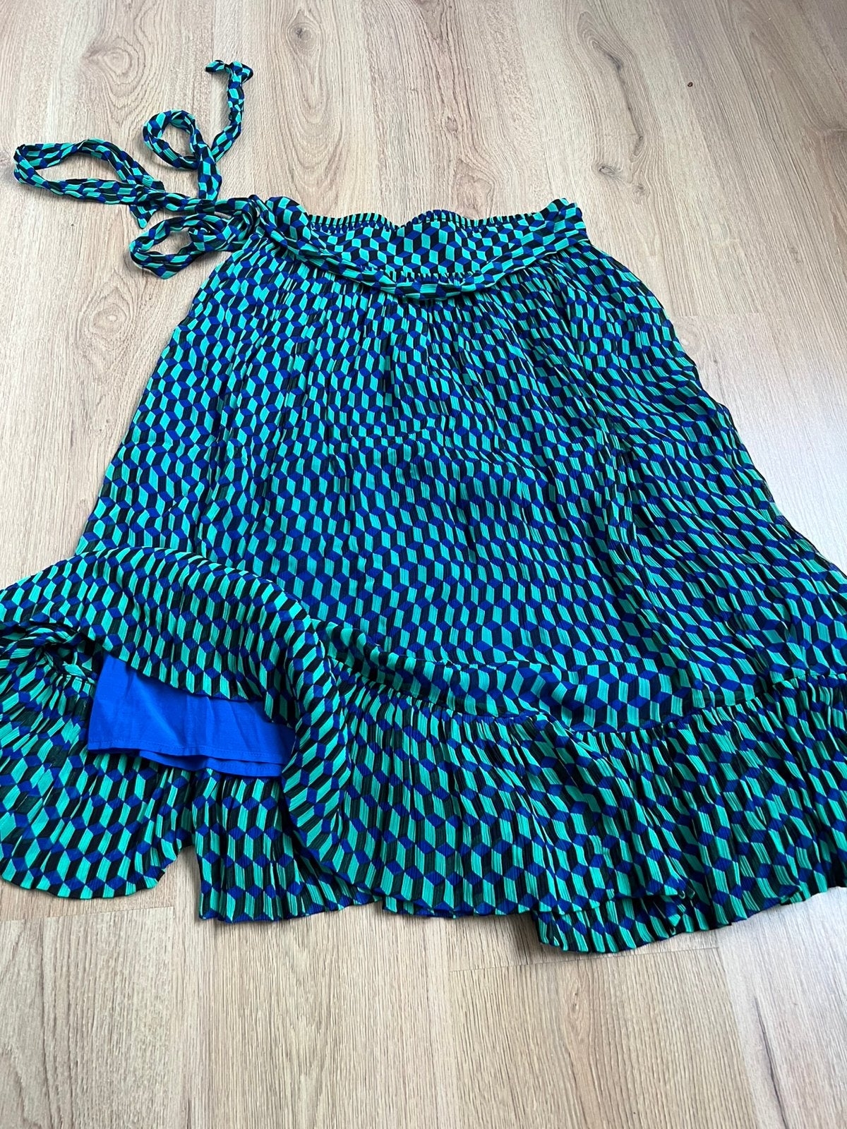 Baum und pferdgarten groen blauw zwart rok 36 viscose, Kleding | Dames, Blauw, Ophalen of Verzenden, Zo goed als nieuw, X