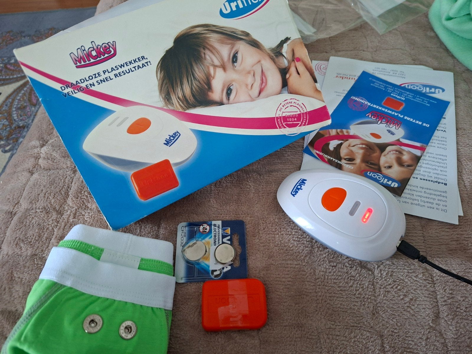 Bedplaswekker / plaswekker voor kinderen, Kinderen en Baby's, Ophalen of Verzenden, Gebruikt