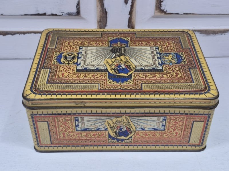 Tabaksblik, Lieftinck Franciscus Tabaksfabriek Groningen, Verzamelen, Ophalen of Verzenden, Gebruikt, Overige