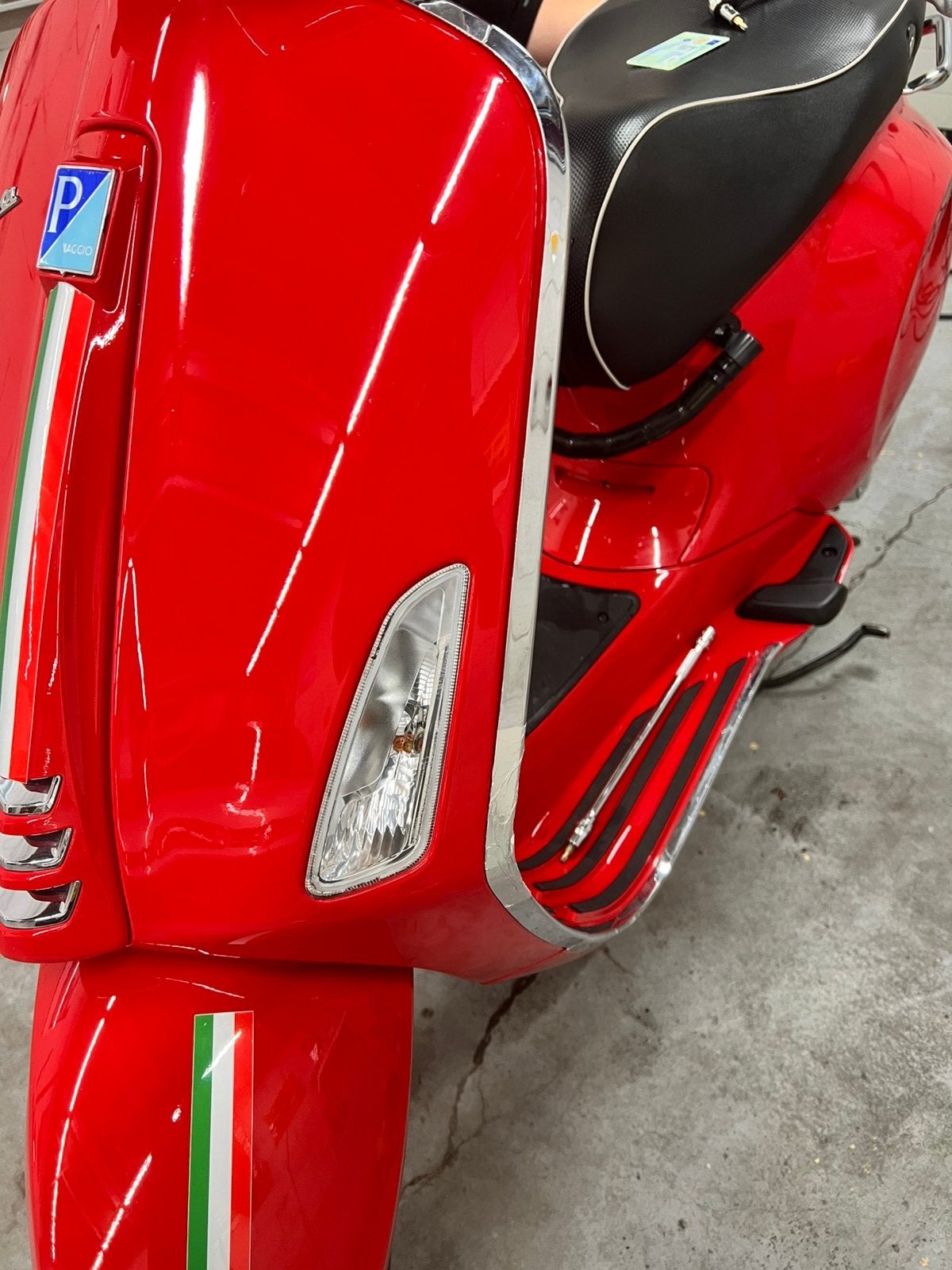 Orginele vespa sprint sierstrip chrome, Ophalen, Gebruikt, Overige typen, Piaggio