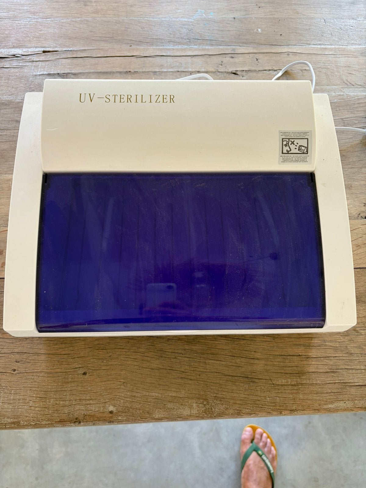 UV sterilizer, Ophalen, Zo goed als nieuw, Wit, Handen en Nagels