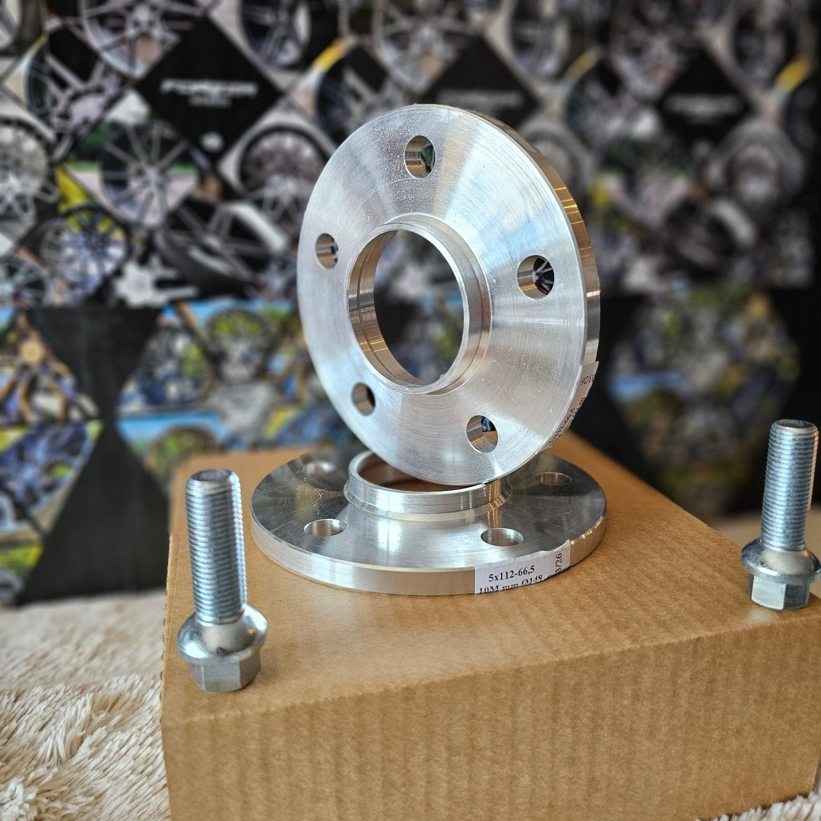 spoorverbreders spacers Mercedes 5x112 66,5 10mm, Ophalen of Verzenden