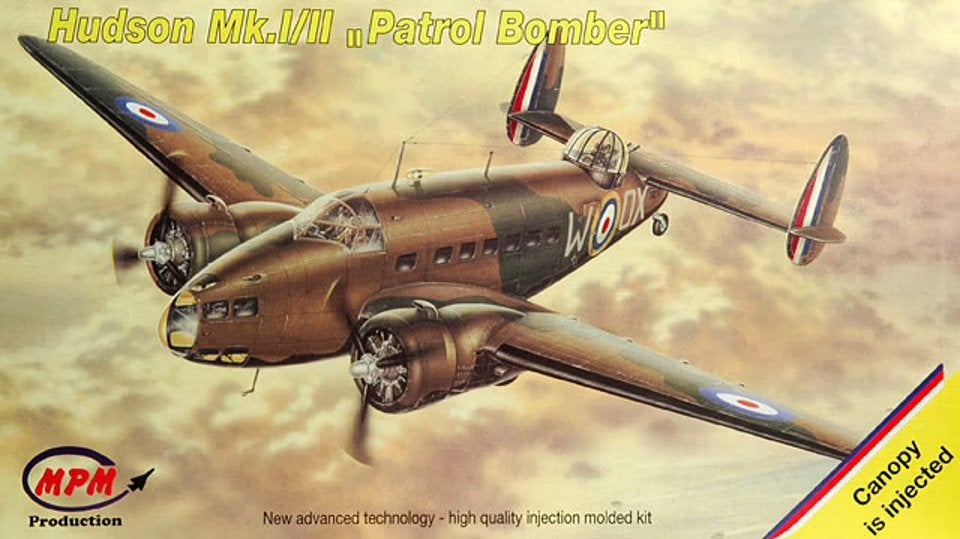 Hudson Mk.I/II "Patrol bomber" - Verkenner/bommenwerper, Overige merken, 1:72 tot 1:144, Verzenden, Nieuw