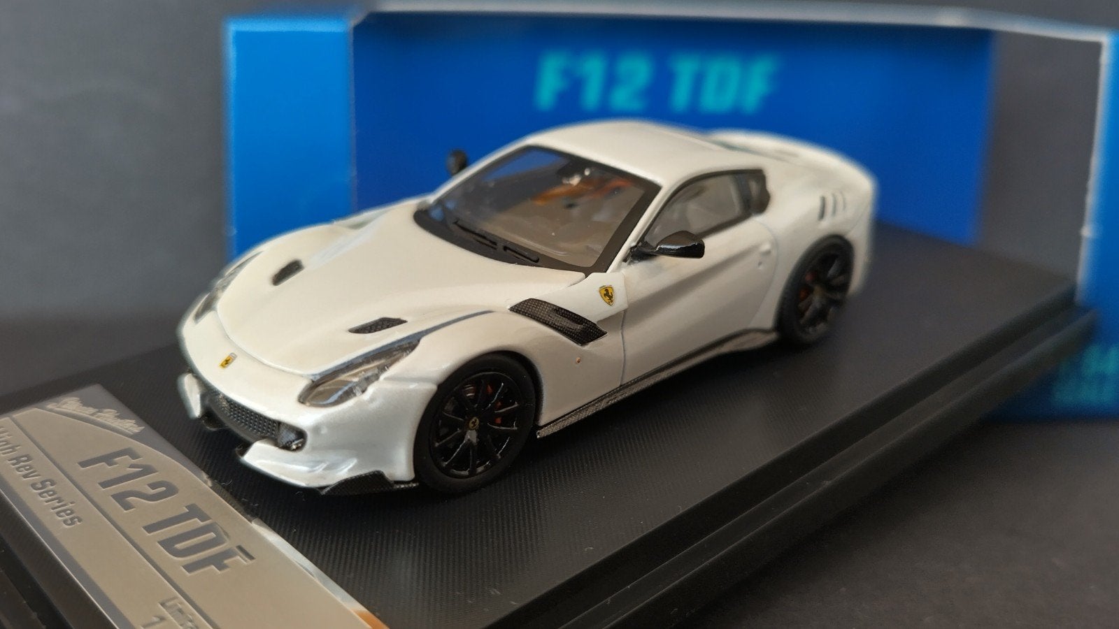 Ferrari F12 TDF wit 1:64 Stance Hunters Hq Pol, Hobby en Vrije tijd, Auto, ., Nieuw, Ophalen of Verzenden