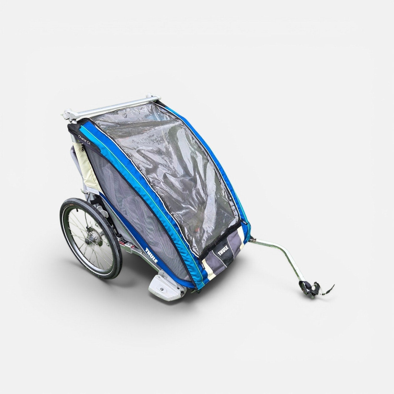 Thule Chariot CX 2-persoons fietskar/wandelwagen, Fietsen en Brommers, Fietsaccessoires | Aanhangers en Karren, Ophalen, Gebruikt