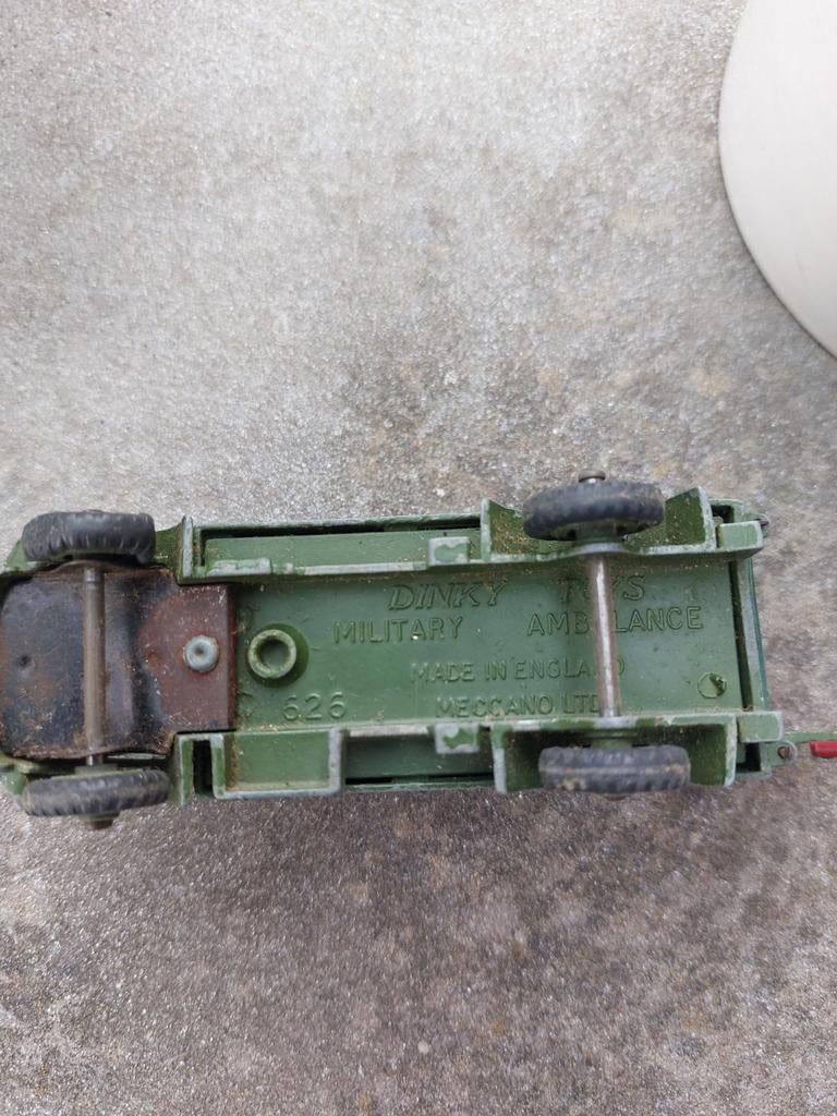 Dinky Toys Militaire Ambulance 626 - Vintage Speelgoed, Ophalen of Verzenden, Gebruikt