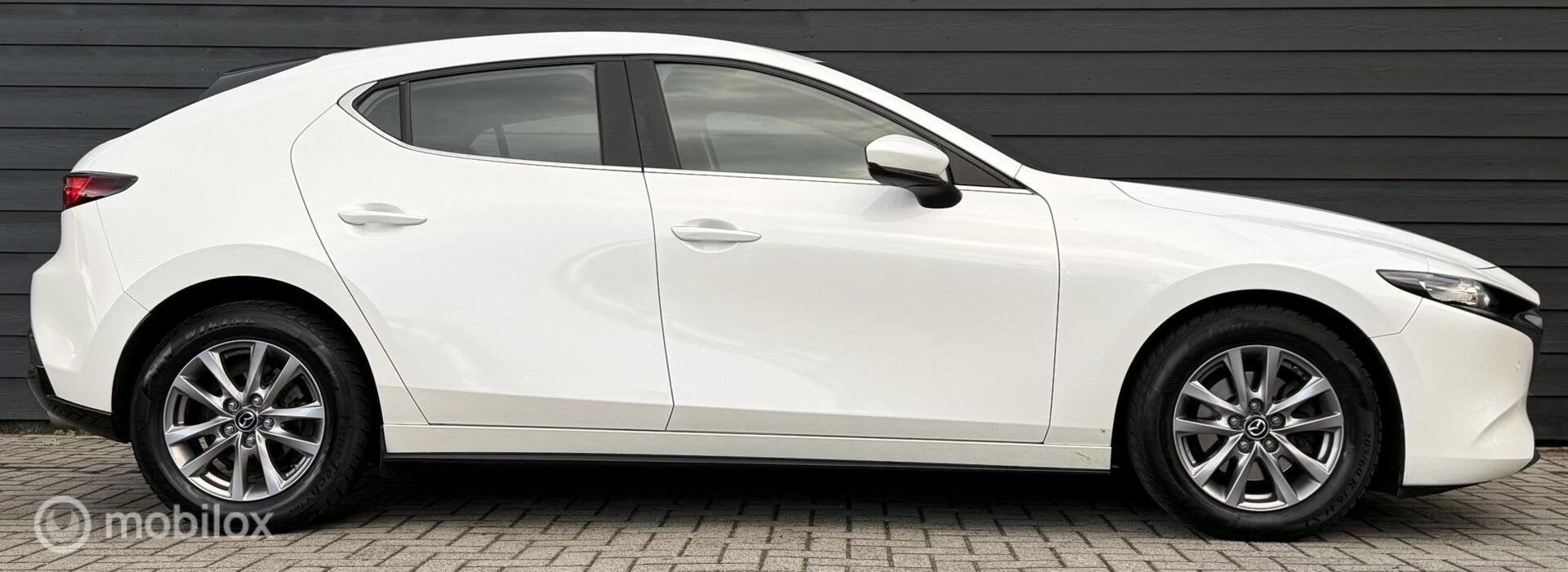 Mazda 3 2.0 e-SkyActiv-X M Hybrid 180 Comfort Bose/Leder/Win, Auto's, Voorwielaandrijving, 1998 cc, Gebruikt, 4 cilinders