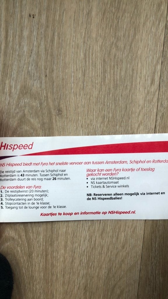 NShispeed Fyra pen, Verzamelen, Ophalen of Verzenden, Gebruikt, Trein, Overige typen
