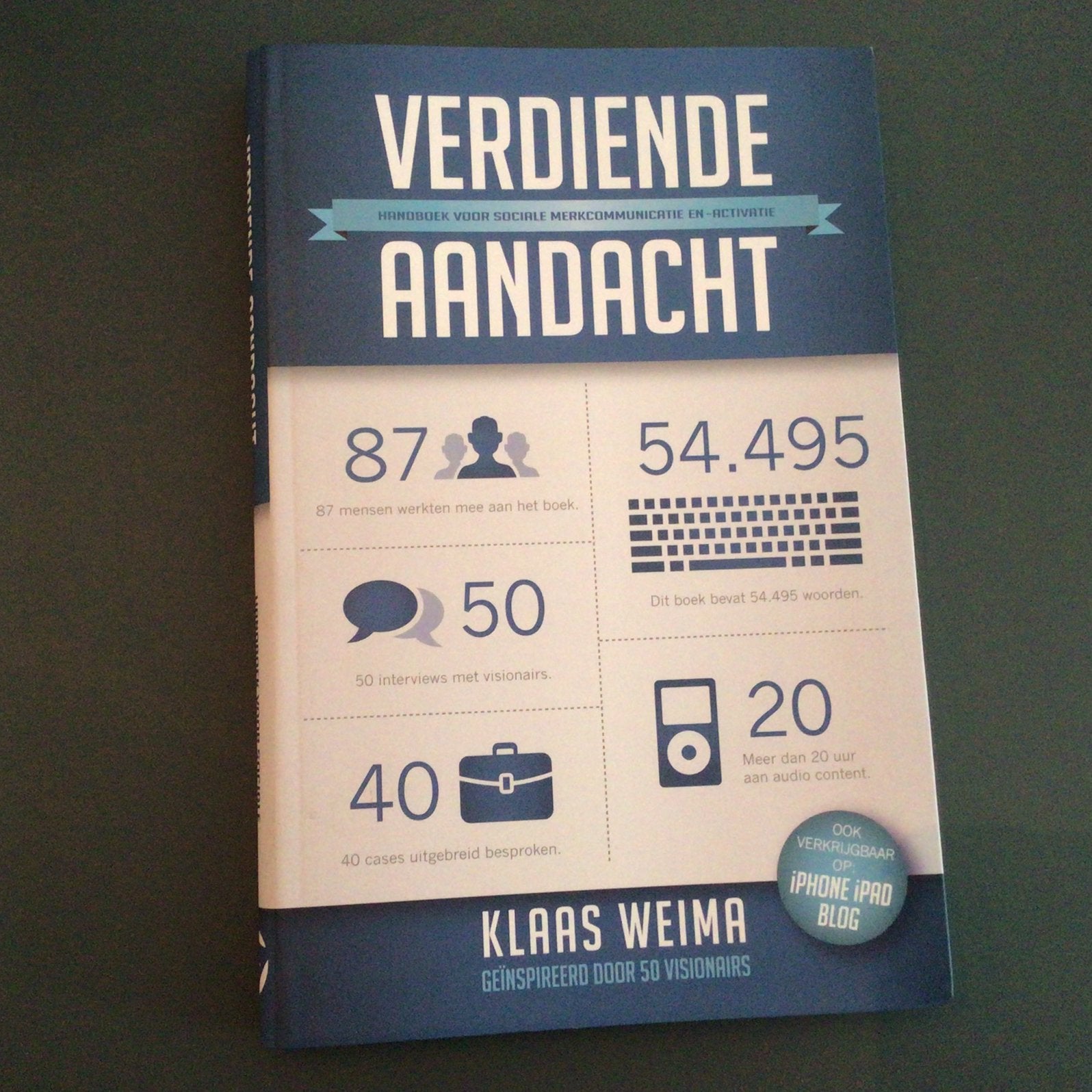 Klaas Weima - Verdiende aandacht, Klaas Weima, Ophalen of Verzenden, Zo goed als nieuw, Economie en Marketing