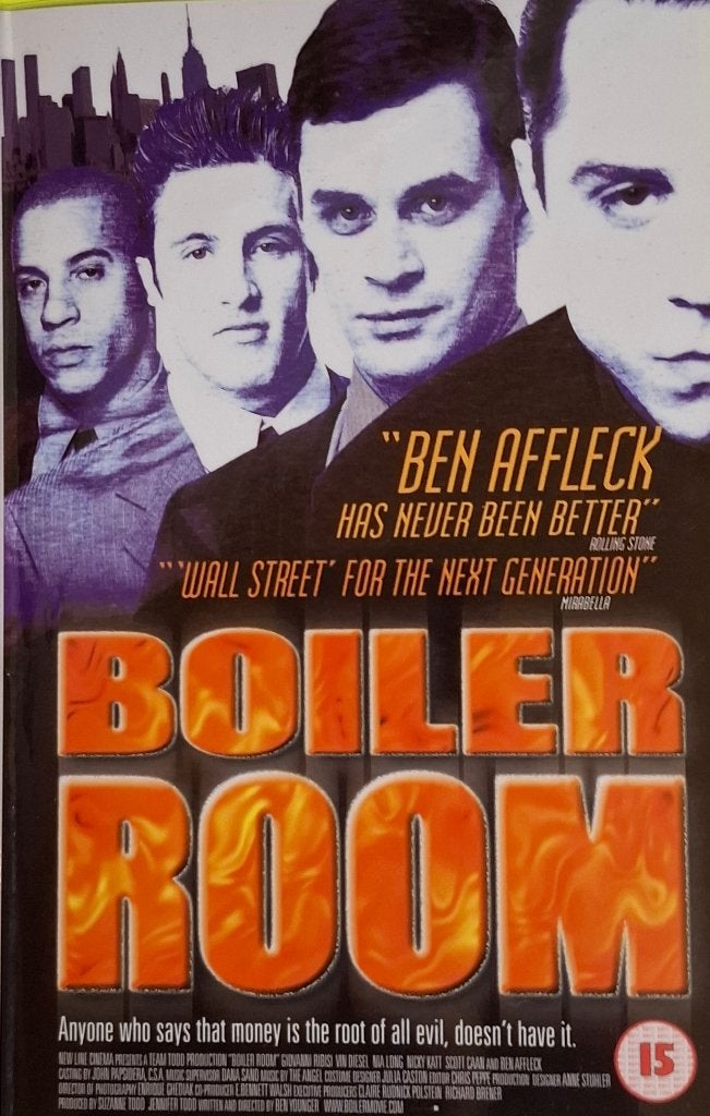 Boiler Room - VHS - New Line Cinema #34673, Engels, Vanaf 16 jaar, Ophalen of Verzenden, Zo goed als nieuw
