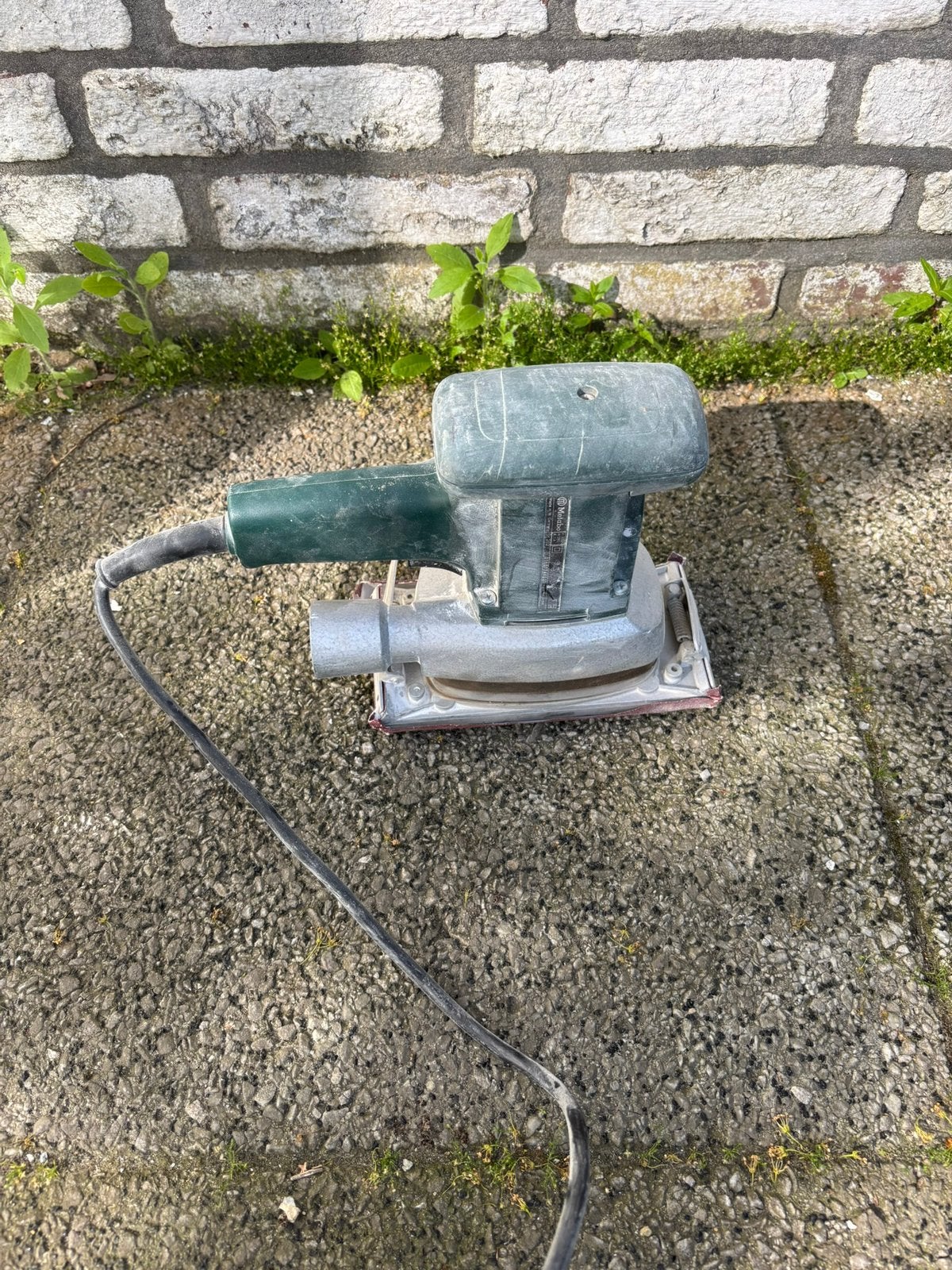 Metabo Schuurmachine, Doe-het-zelf en Verbouw, Ophalen of Verzenden, Zo goed als nieuw, Minder dan 600 watt, Vlakschuurmachine