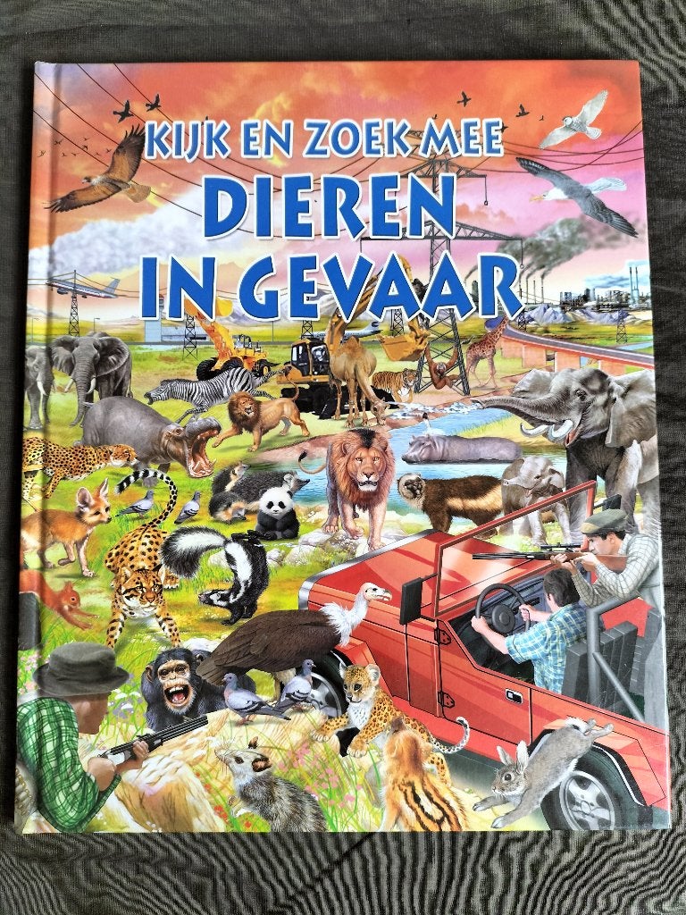 Kijk en zoek mee - Dieren in gevaar / zoekboek