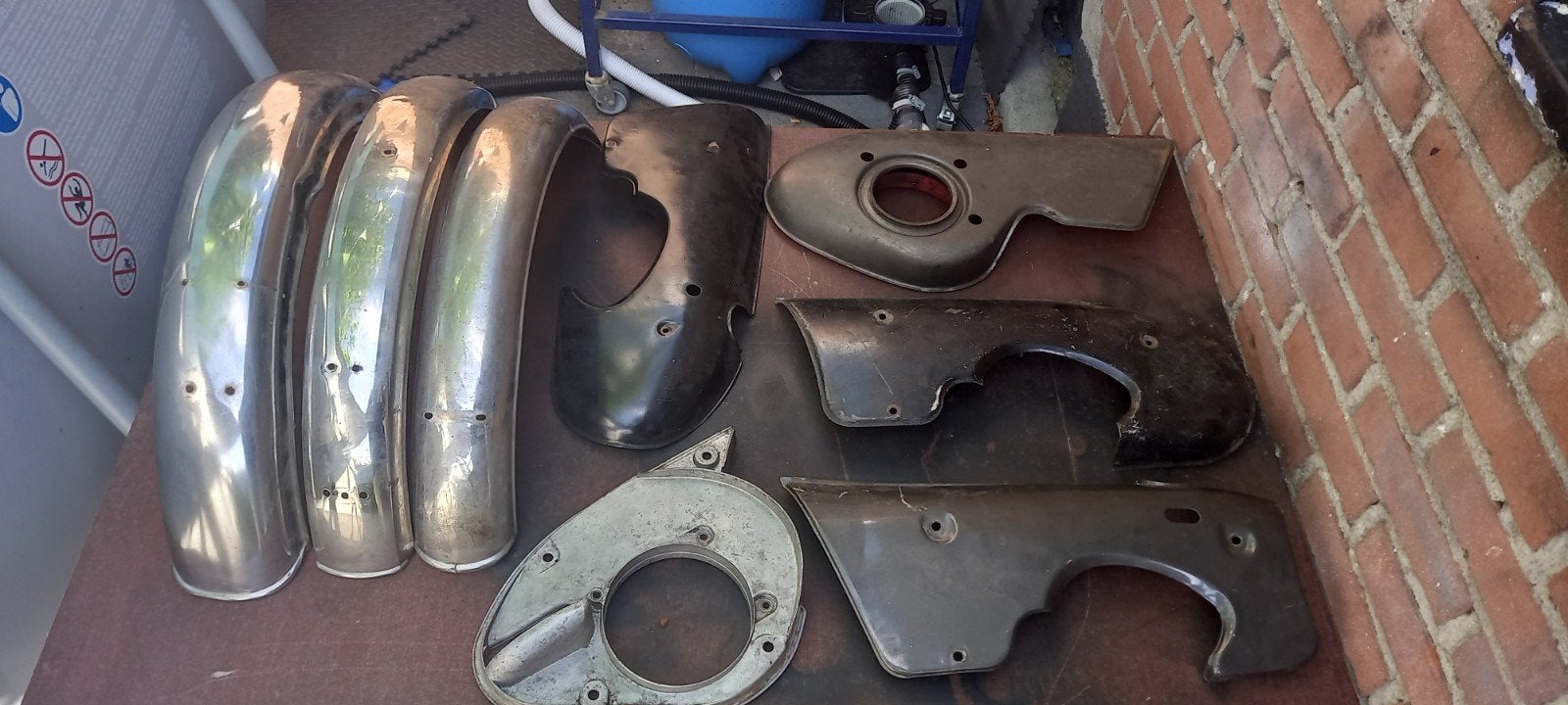 partij oldtimer bromfiets onderdelen o.a.kreidler, Fietsen en Brommers, Brommeronderdelen | Oldtimers, Ophalen of Verzenden, Overige typen