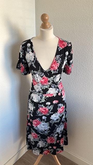 King Louie maat L retro bloemen jurk 1337