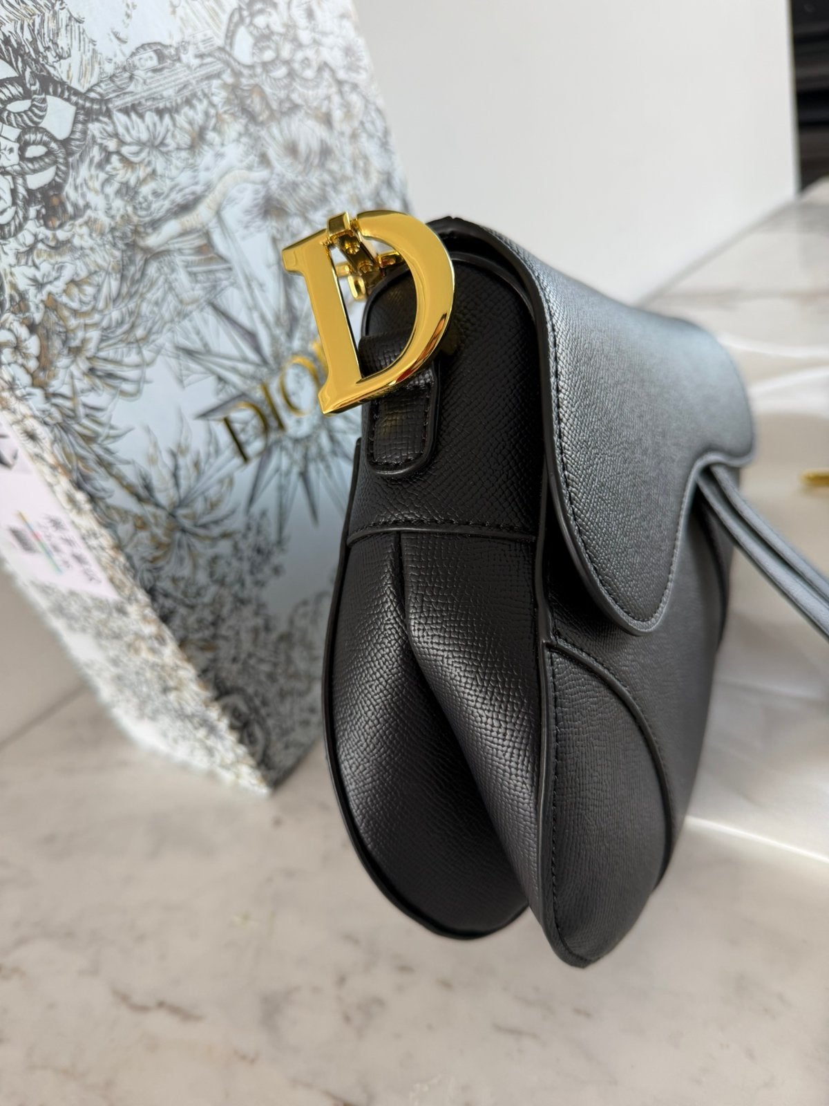 Foto 9 van Dior Saddle-tas zwart dames