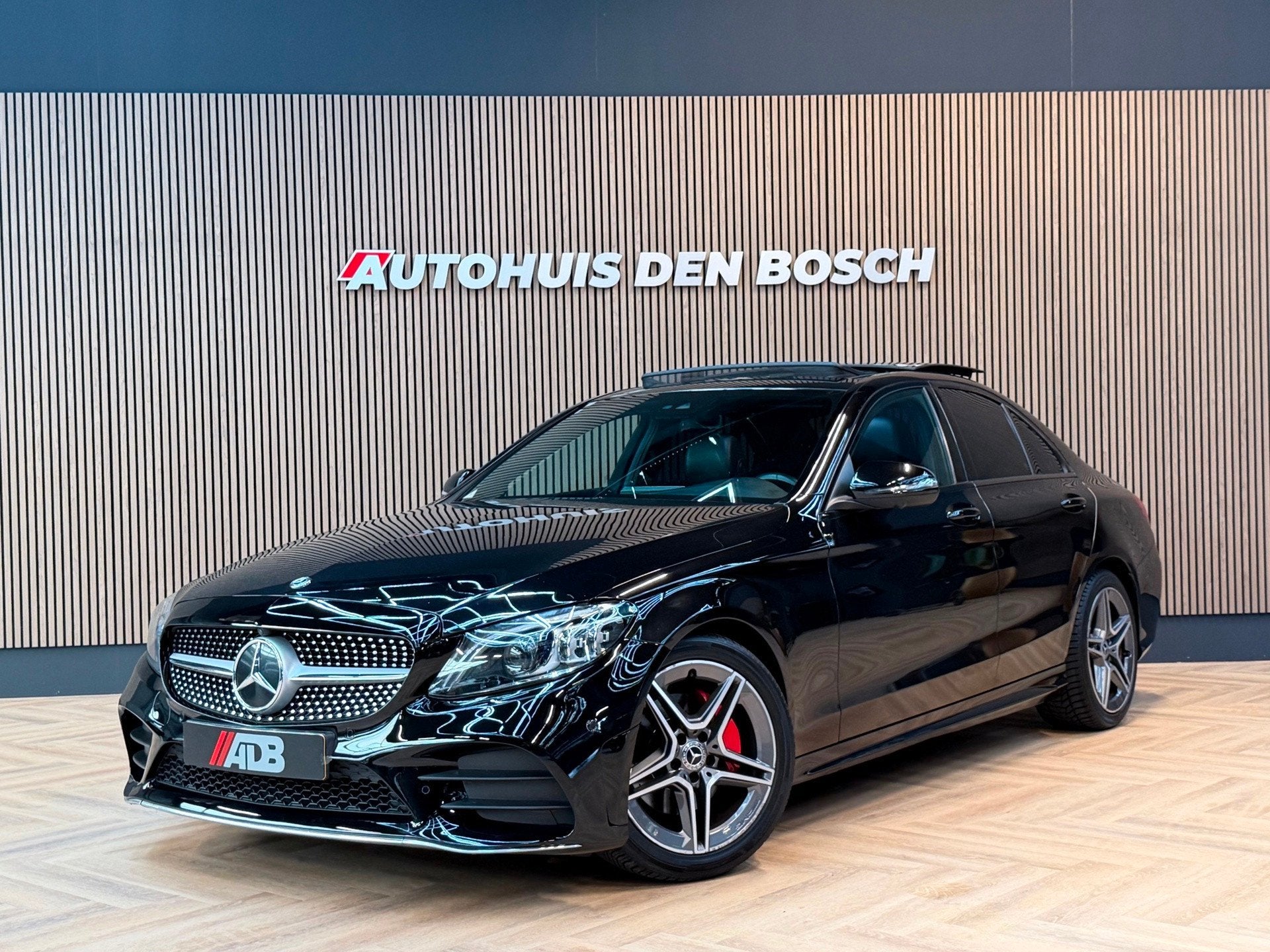 Mercedes-Benz C-klasse 180 Business Solution AMG, Auto's, Automaat, Euro 6, Zwart, Origineel Nederlands