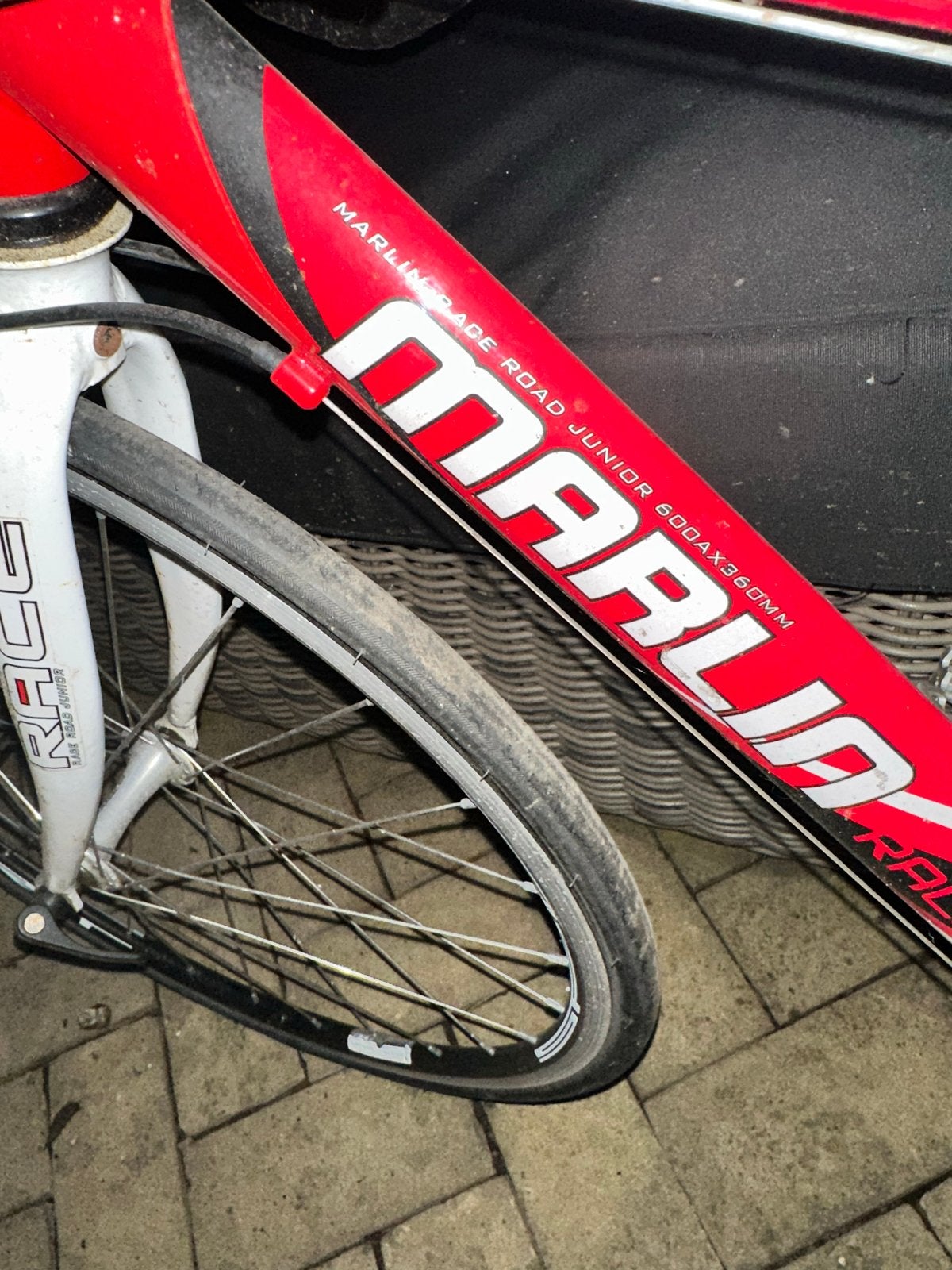 Marlin Race Road Junior racefiets - Rood/Wit- 24 inch, Fietsen en Brommers, Fietsen | Racefietsen, Overige merken, Minder dan 10 versnellingen