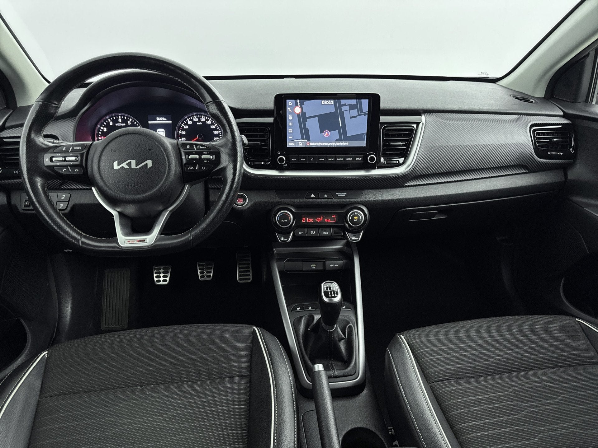 Kia Stonic // 1.0 T-GDi MHEV GT-PlusLine // DEALERONDERHOUDE, Auto's, Kia, Gebruikt, 1095 kg, Leder en Stof, Bedrijf