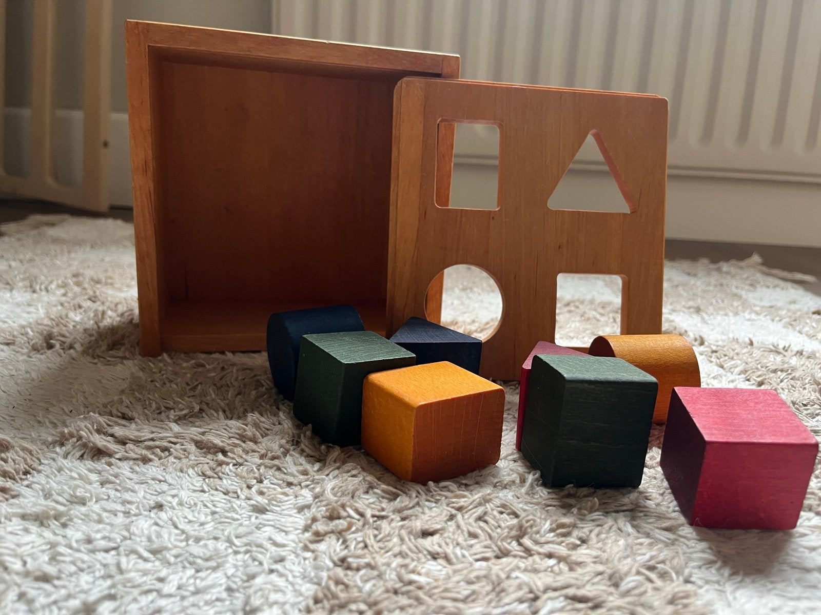 Wooden Story Vormenstoof met Gekleurde Blokken, Ophalen of Verzenden, Gebruikt, Overige typen