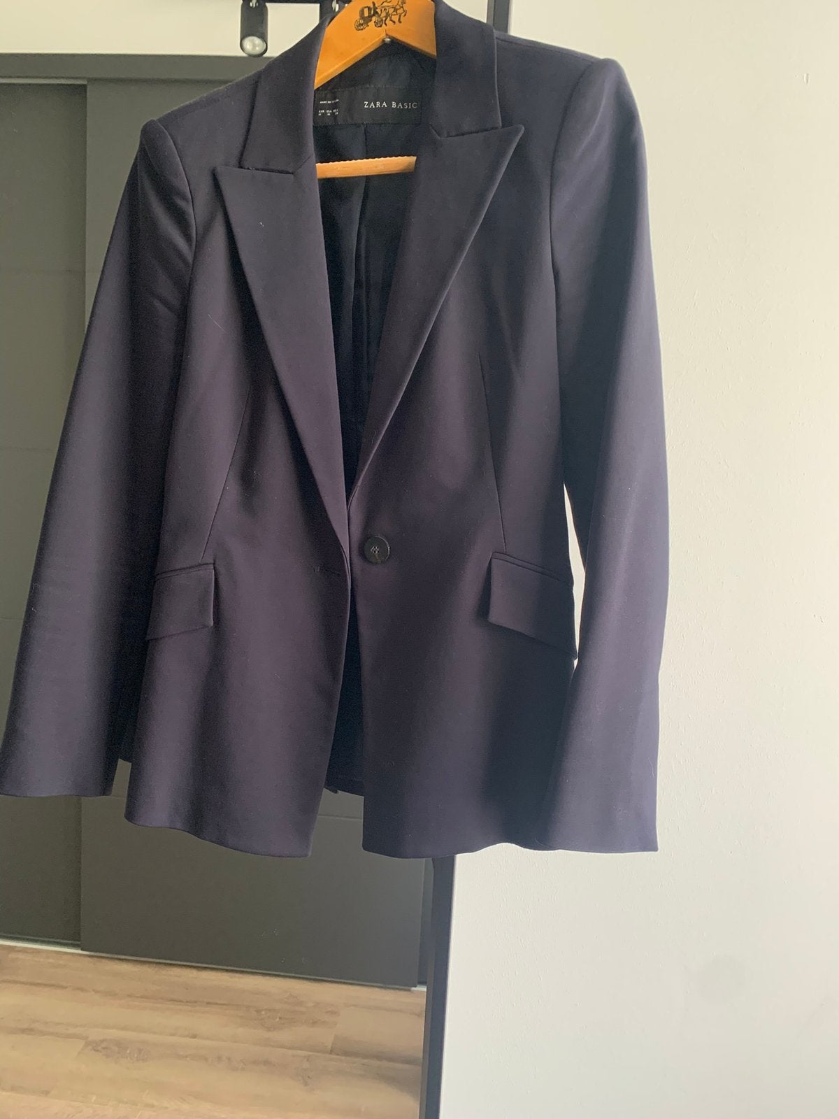 Zara donkerblauw colbert, Ophalen of Verzenden, Zo goed als nieuw, Blauw