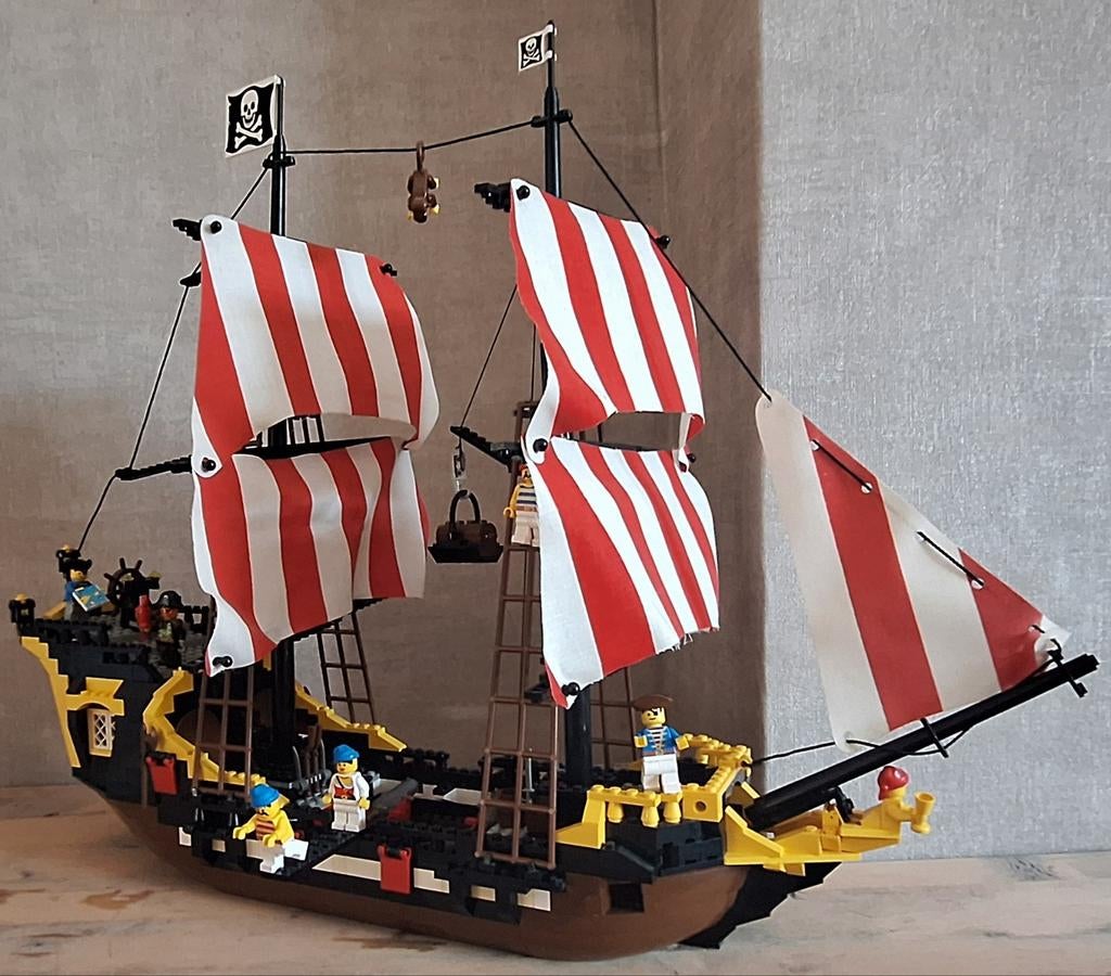 LEGO 6285 Black Seas Barracuda (1989) - Boekje in TOPSTAAT, Compleet, Gebruikt, Lego, Complete set