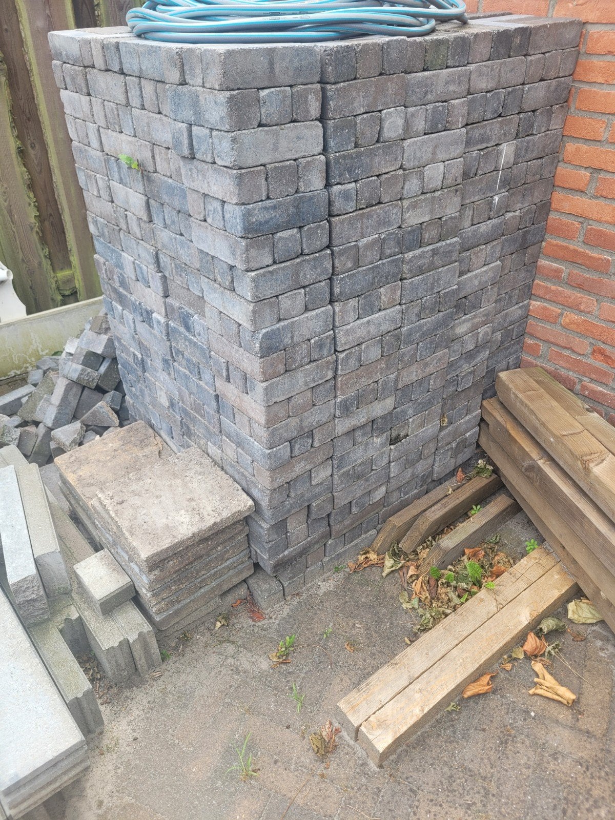 Waaltjes, Tuin en Terras, Tegels en Klinkers, Ophalen, Gebruikt, Klinkers, 10 m² of meer