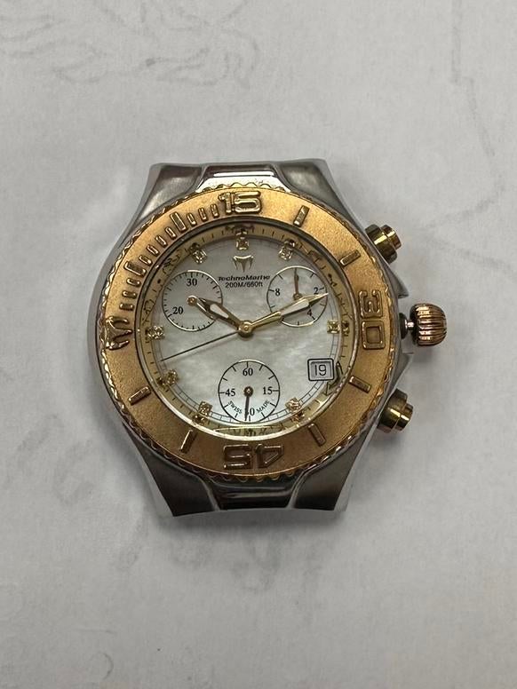 TechnoMarine Chronograaf, Overige merken, Gebruikt, Staal, Polshorloge