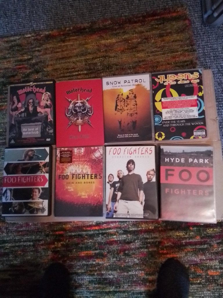 Dvd Foo Fighters enz., Alle leeftijden, Ophalen of Verzenden, Zo goed als nieuw, Muziek en Concerten