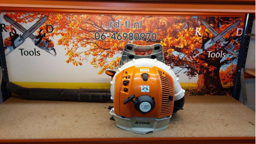 Stihl BR 600 Ruggedragen Bladblazer BR600 Magnum ., Tuin en Terras, Niet ingevuld, Benzine, Gebruikt, Niet ingevuld
