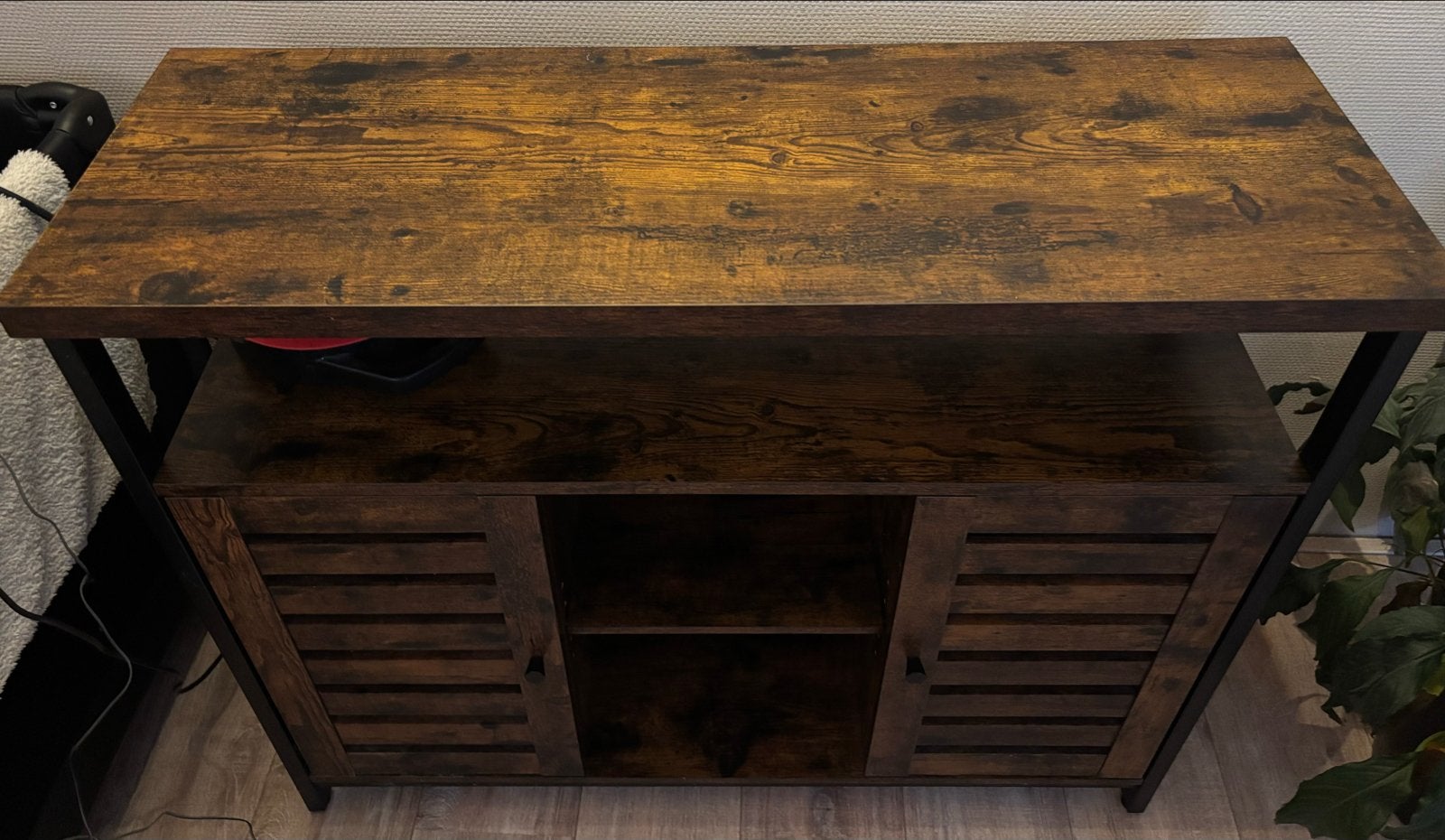 Industriële TV-kast / Dressoir met opbergruimte, Huis en Inrichting, Ophalen, 100 tot 150 cm, Zo goed als nieuw, Minder dan 100 cm