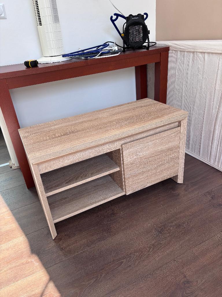 TV-meubel eikenkleur te koop, Ophalen, 50 tot 100 cm, Zo goed als nieuw, Minder dan 100 cm