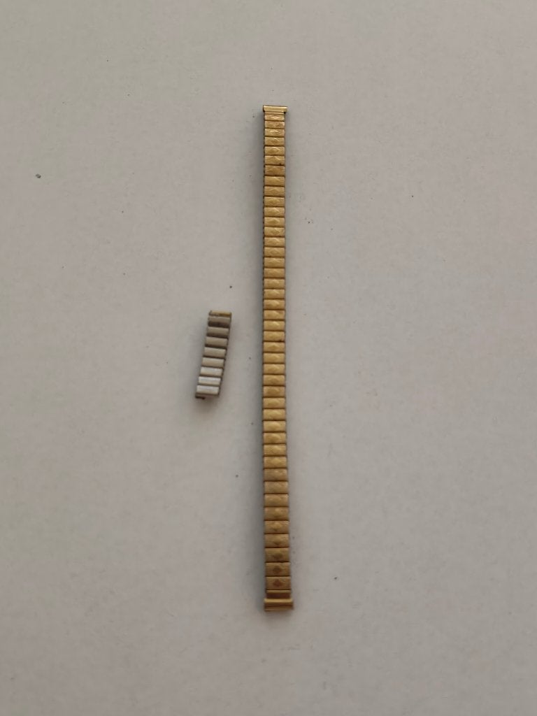 1358 fixo flex rolled gold double ..Ruitpatroon, Verzenden, Overige materialen, Overige typen