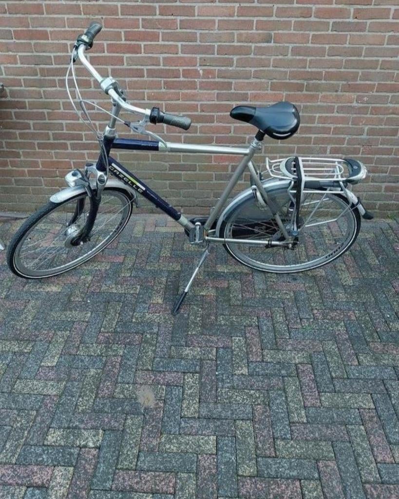 Gazelle Chamonix herenfiets, Fietsen en Brommers, Fietsen | Heren | Herenfietsen, Ophalen, Versnellingen, Zo goed als nieuw, 61 tot 65 cm