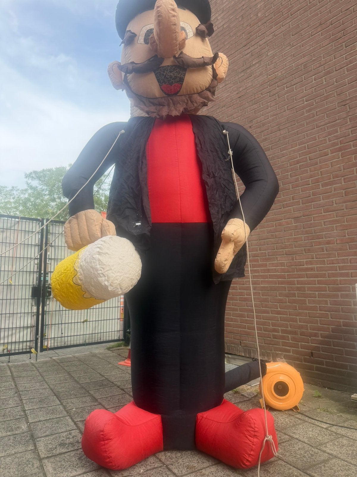 Abraham pop 4 meter hoog, Ophalen of Verzenden, Gebruikt, Abraham of Sarah
