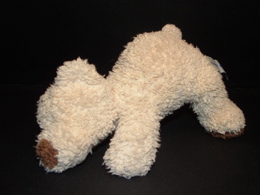 HAPPY HORSE BEER KRULLERIGE BADSTOF BEIGE MET BRUINE, Verzenden, Nieuw, Overige typen