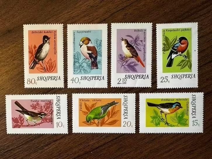 Albanië 1974 vogels postfris set, Ophalen of Verzenden, Postfris