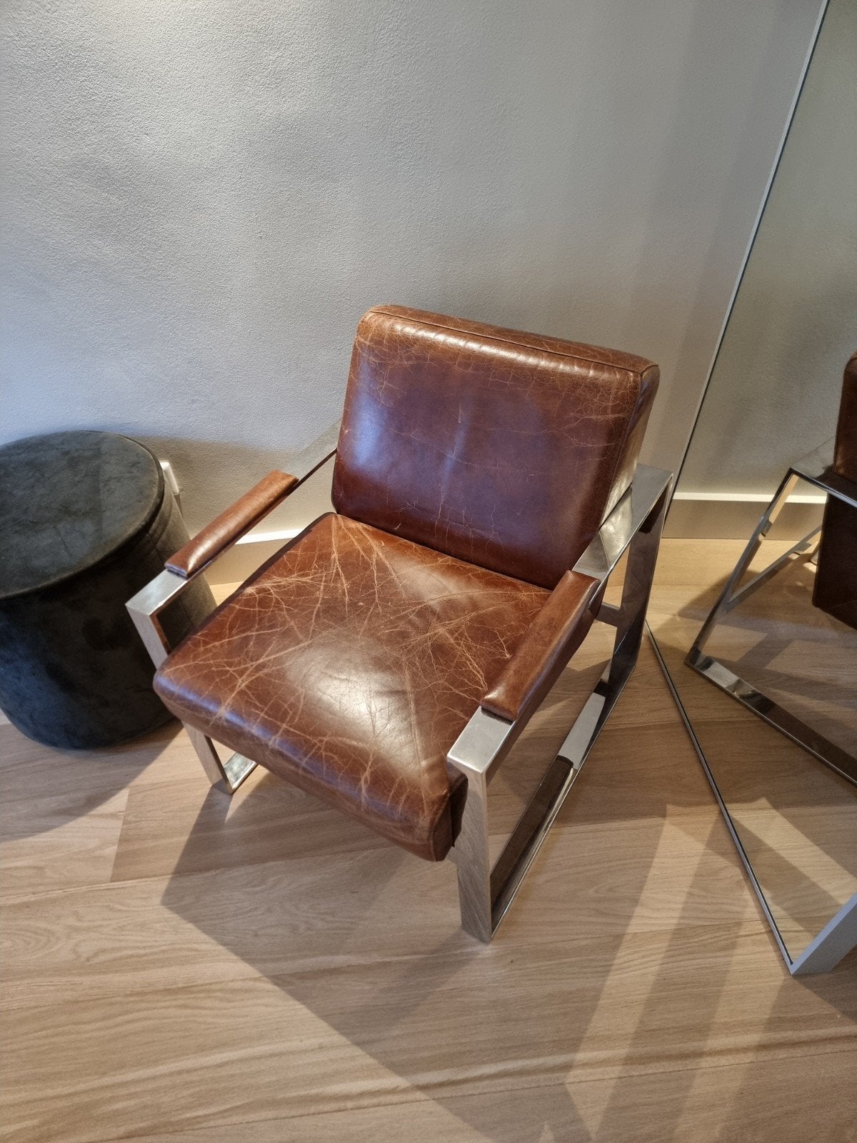 Leather Chair, Ophalen, 75 tot 100 cm