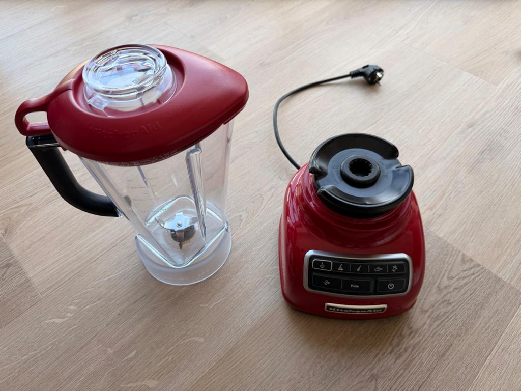Gebruikte Kitchenaid Artisan Blender - Appelrood, Witgoed en Apparatuur, Blenders, Ophalen of Verzenden, Gebruikt, Blender