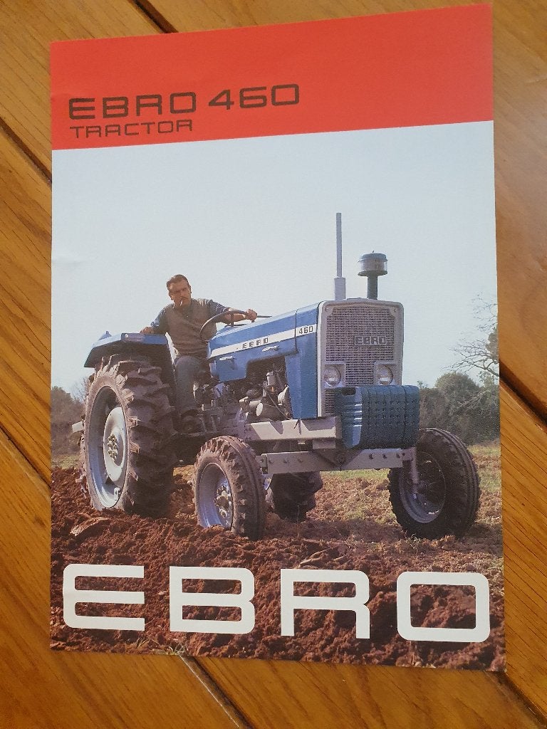 Ebro 460 tractor folder, Ophalen of Verzenden, Zo goed als nieuw, Folder