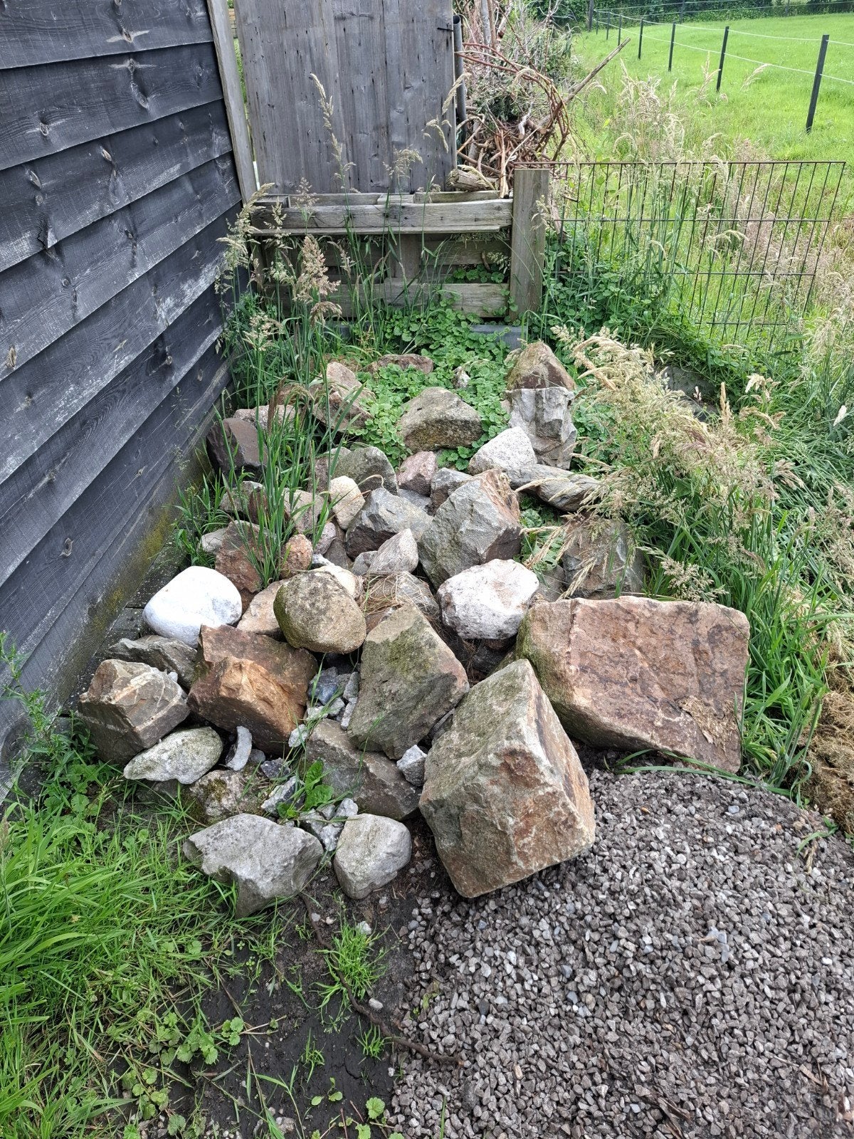Keien en stenen gratis ophalen, Tuin en Terras, Grind, Keien en Split, Ophalen of Verzenden, Gebruikt