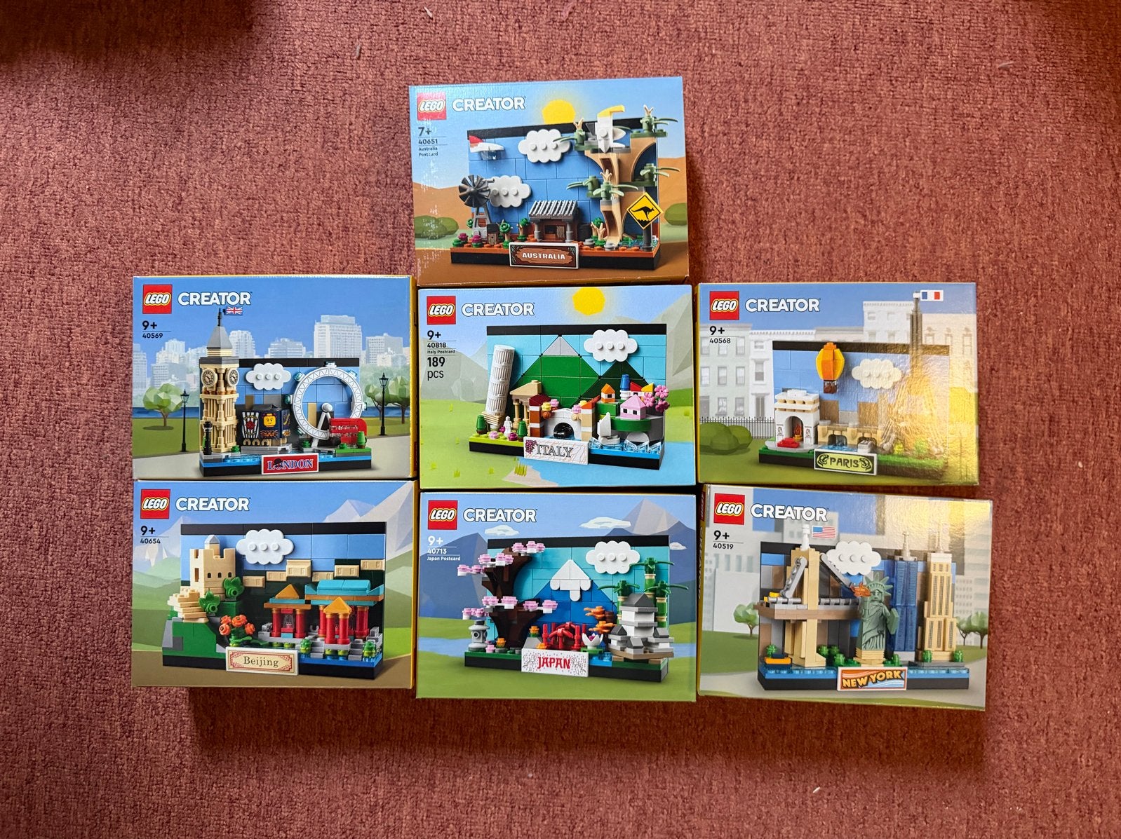 LEGO set Ansichtkaarten (7 stuks), Ophalen of Verzenden, Nieuw